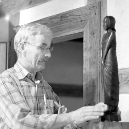 Markus Lehmann in der Wekstatt der Kobesen