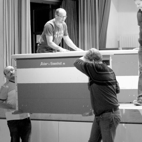 Bilder von der Probe des Turnerabend 2010. Gemacht im Rahmen des Dorfprojektes