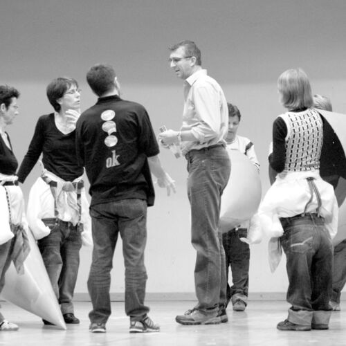 Bilder von der Probe des Turnerabend 2010. Gemacht im Rahmen des Dorfprojektes