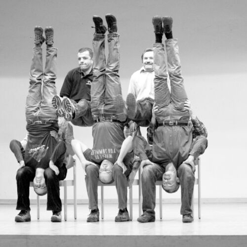 Bilder von der Probe des Turnerabend 2010. Gemacht im Rahmen des Dorfprojektes