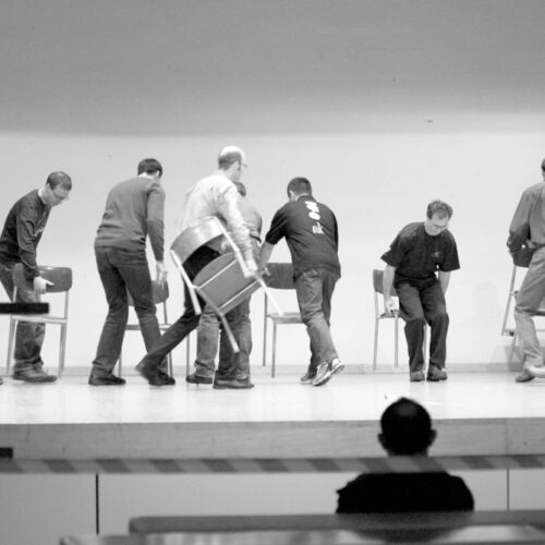 Bilder von der Probe des Turnerabend 2010. Gemacht im Rahmen des Dorfprojektes