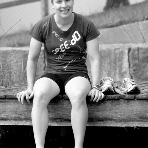 Barbara Scherrer, Triatlon Weltmeisterin und Tochter unseres Vermieter, nahm sich Zeit und gab uns einen Einblick in ihr Leben