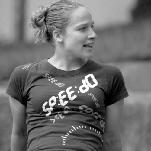 Barbara Scherrer, Triatlon Weltmeisterin und Tochter unseres Vermieter, nahm sich Zeit und gab uns einen Einblick in ihr Leben