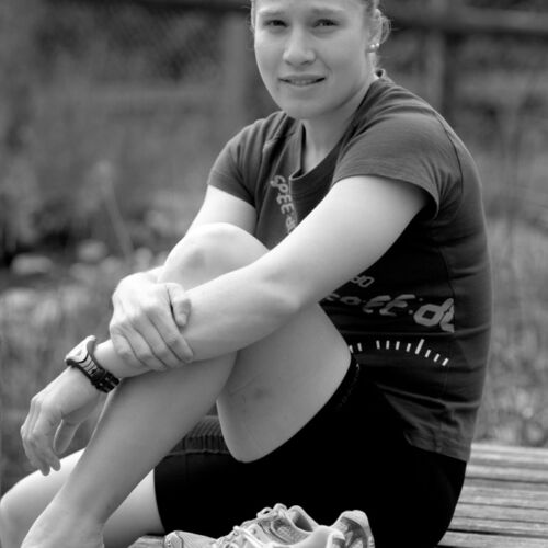 Barbara Scherrer, Triatlon Weltmeisterin und Tochter unseres Vermieter, nahm sich Zeit und gab uns einen Einblick in ihr Leben