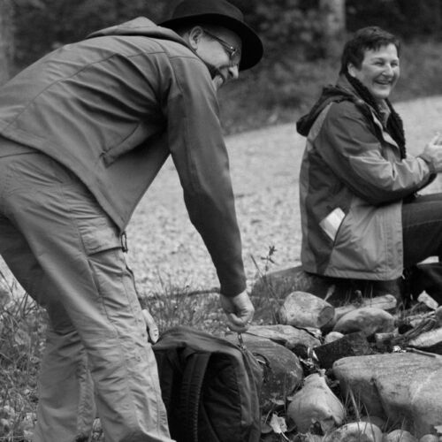 Tierische Geschichten das Thema der Lesewanderung in diesem Jahr. Wie üblich am Muttertag.