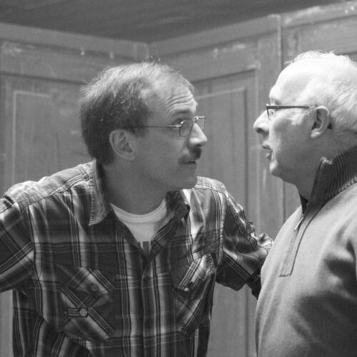 Die Probe der Theatergruppe des Musikvereines Niederhelfenschwil an der Arbeit.