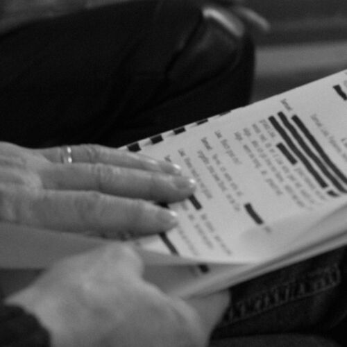 Die Probe der Theatergruppe des Musikvereines Niederhelfenschwil an der Arbeit.