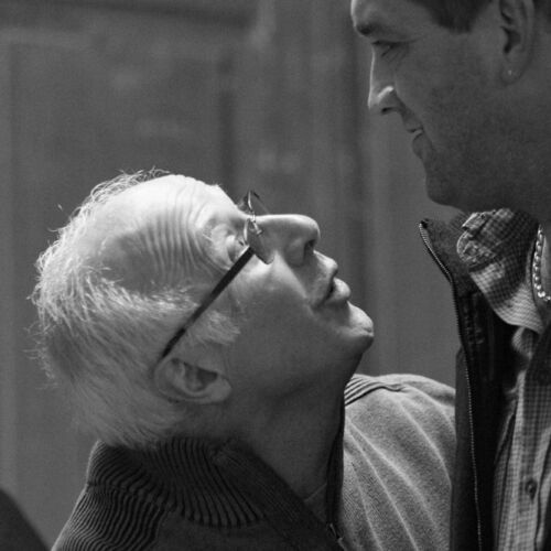 Die Probe der Theatergruppe des Musikvereines Niederhelfenschwil an der Arbeit.