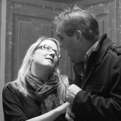 Die Probe der Theatergruppe des Musikvereines Niederhelfenschwil an der Arbeit.