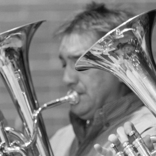 Probe des Musikvereines Niederhelfenschwil.