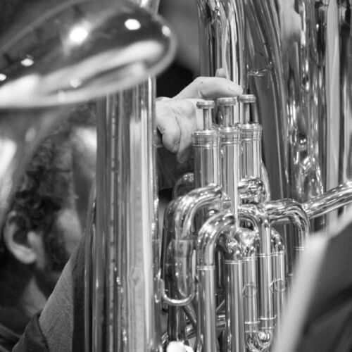 Probe des Musikvereines Niederhelfenschwil.