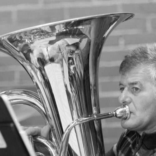 Probe des Musikvereines Niederhelfenschwil.