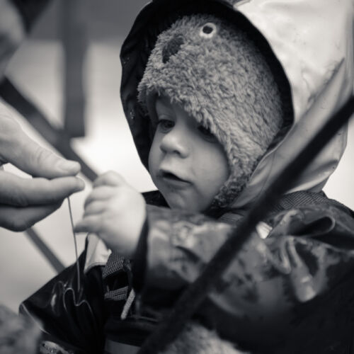 Wie beinahe inzwischen gewohnt: nass. Dieses Jahr nicht nur mit Regen, sondern auch mit Schnee.