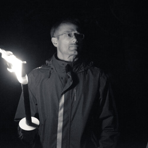 Eine Nachtwanderung war dieses Jahr die mutige Unternehmung der Bibliothek. Das Fotografieren war deshalb nicht ganz einfach.