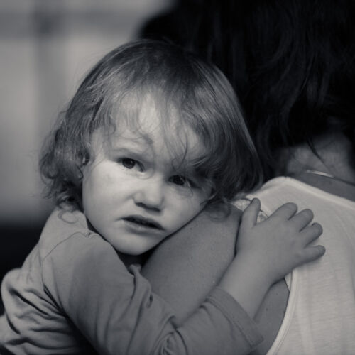 Besucher an der Ausstellung in der Kobesen.
