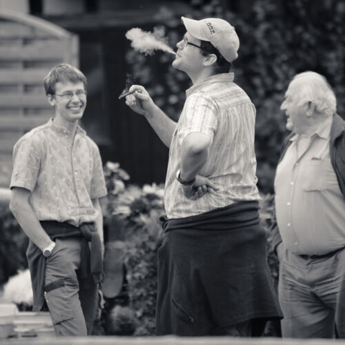 Schon mehrfach war ich an der Braunviehschau. Nicht nur die Kühe sind dort spannende Objekte.